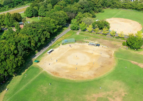 グラウンド（大野極楽寺公園野球場）