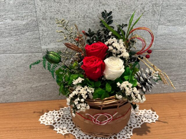 手作りプリザーブドフラワー教室