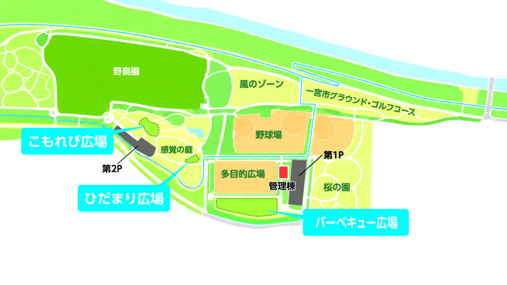 キャンプフィールド全体マップ
